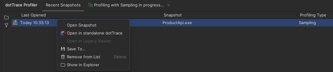 open-snapshot