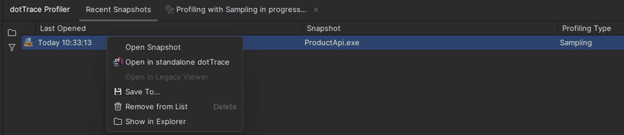 open-snapshot